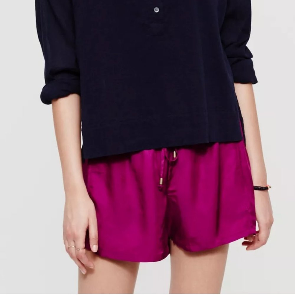 Lou & Grey Magenta Loungewear Shorts Small